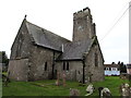 NE side of the church, Lamphey