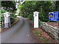 Entrance drive to Lamphey Court Hotel, Lamphey