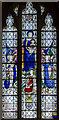 SO8932 : Stained glass window, Tewkesbury Abbey by Julian P Guffogg