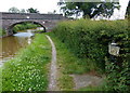 Trent & Mersey Canal Milepost near Hassall Green