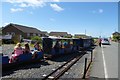 Train departing Fairbourne