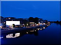 Night view from Kingston Bridge