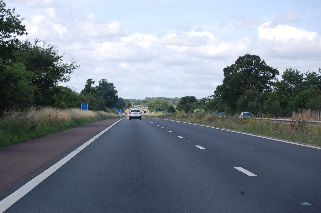 M50 motorway west of Pendock © J.Hannan-Briggs :: Geograph Britain and ...