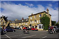 Cyclists on the market place