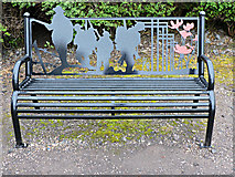 NS2071 : WWI bench at Inverkip by Thomas Nugent