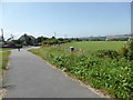 Cycleway next to the A5025