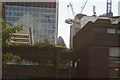 TQ3281 : View of the tip of the Gherkin from the area next to the Barbican Estate by Robert Lamb
