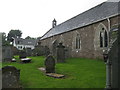 NN9224 : Fowlis Wester church and graveyard by M J Richardson