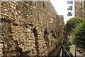 View of a segment of the London Wall at the rear of The Grange City Hotel #3