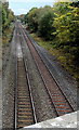 Railway from Chirk Bank towards Gobowen