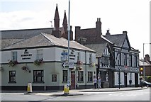 SJ8989 : Stockport - The Armoury (pub) on Shaw Heath by Dave Bevis