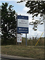TM1170 : House Sales Board on the A140 Ipswich Road by Geographer