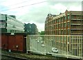 Universal Buildings from the northbound railway