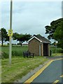 Bus shelter to the west of Brompton