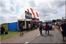 SP6741 : Fast food outlets at Hangar Straight, Silverstone by Ian S