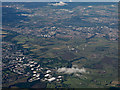 East Kilbride and Hamilton from the air