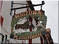 Sign at the Wigtown Ploughman