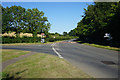 The junction of Station Road with the B4035