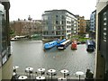 Grand Union Canal basin seen from the Guardian