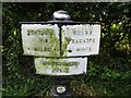 Montgomery Canal milepost near Gallowstree Bank