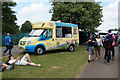 SP6641 : Ice cream van at Club Corner, Silverstone by Ian S