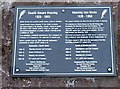 Maesteg Iron Works bilingual plaque