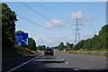 Electricity Cables cross the M69