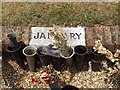 January Lawn sign at Millennium Cemetery