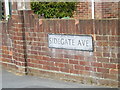 Sidegate Avenue sign