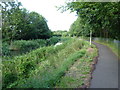 Cycle path by Droitwich Barge Canal