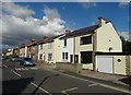 Terraced houses on Hardstoft Road, Pilsley