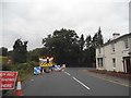 One way traffic on Church Road, Windlesham