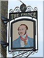 Sign for The Prince, Trinity Road, N22