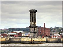 SJ3392 : Victoria Clock Tower, Salisbury Dock by David Dixon