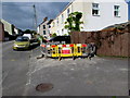 Fenced-off area, Station Approach, Narberth