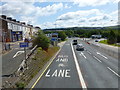 The A671 joins the M65 at junction 10 at Rose Grove