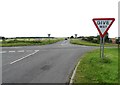 Road junction on Upper Moor