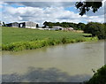 Farm buildings next to the Grand Union Canal