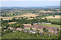 View over school at Montacute