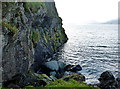 NB1001 : Steep cliffs near GÃ¨odha MÃ²r by Toby Speight