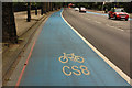 TQ2977 : Cycle Superhighway 8 by Richard Croft