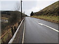 White arrow painted on the A4107, Abergwynfi