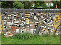 An eye-catching wall at Erpingham