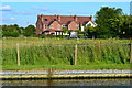 Houses seen from Staffordshire and Worcestershire Canal towpath