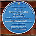 Stepney Spare Wheel Works blue plaque, Llanelli