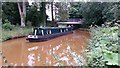 Narrowboat emerging from Knutsford Road Bridge