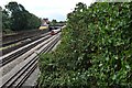 Piccadilly line train leaving South Ealing Station