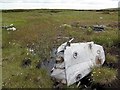 NT8919 : Wreckage of Vickers Warwick HG136 near Cairn Hill by Andrew Curtis