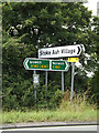 Roadsigns on the A140 Ipswich Road