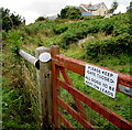 Beware of the goats in the Garn Wen Burial Chamber site, Goodwick